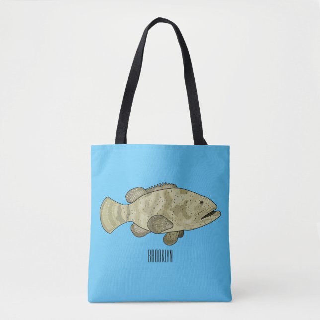 Darstellung des Cartoon des Groupers (Vorderseite)