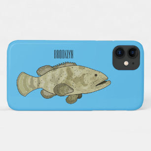 Darstellung des Cartoon des Groupers Case-Mate iPhone Hülle