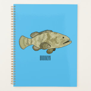 Darstellung des Cartoon des Groupers Planer