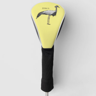 Darstellung des Cartoon des Kranichs Golf Headcover