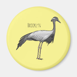 Darstellung des Cartoon des Kranichs Magnet