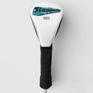 Darstellung des Cartoon elektrischer Lokomotive Golf Headcover