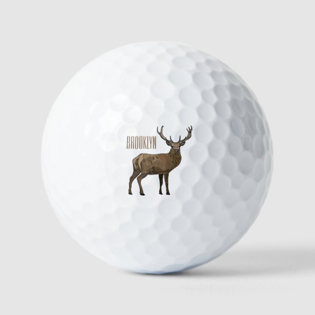 Darstellung des Cartoon Golfball (Vorderseite)