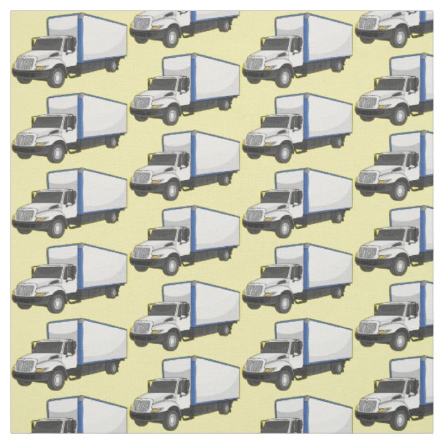 Darstellung des Cartoon im Box-LKW Stoff (Muster)