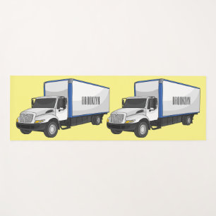 Darstellung des Cartoon im Box-LKW Yogamatte