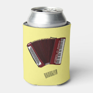 Darstellung des Cartoon in Accordion Dosenkühler
