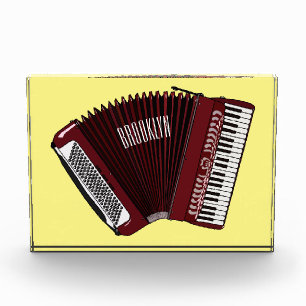 Darstellung des Cartoon in Accordion Fotoblock