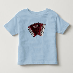 Darstellung des Cartoon in Accordion Kleinkind T-shirt
