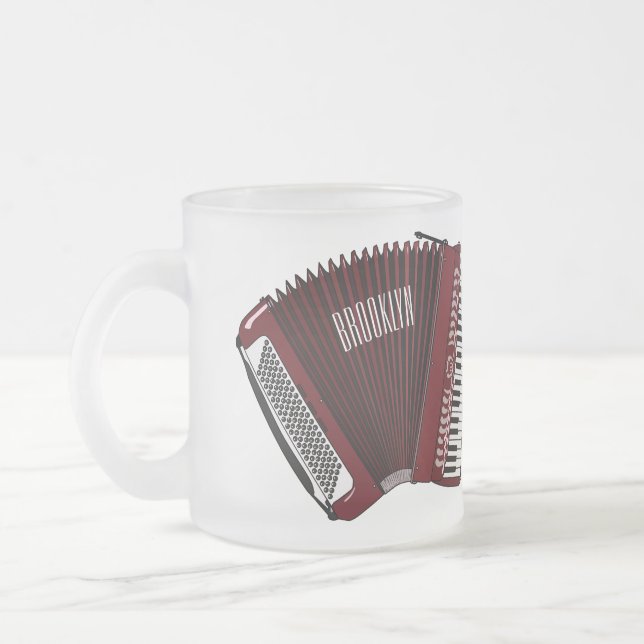 Darstellung des Cartoon in Accordion Mattglastasse (Links)