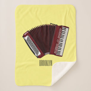 Darstellung des Cartoon in Accordion Sherpadecke