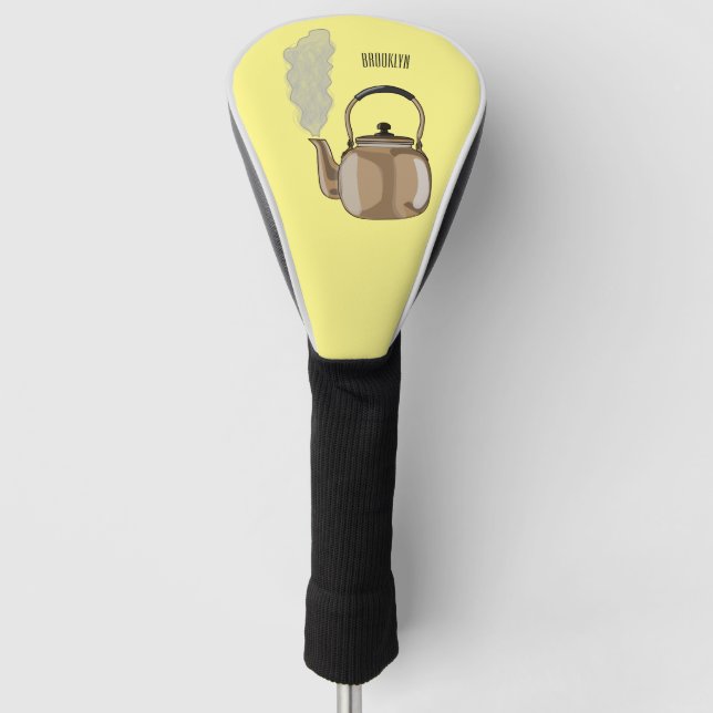 Darstellung des Cartoon in Stovetop oder hob kette Golf Headcover (Vorderseite)