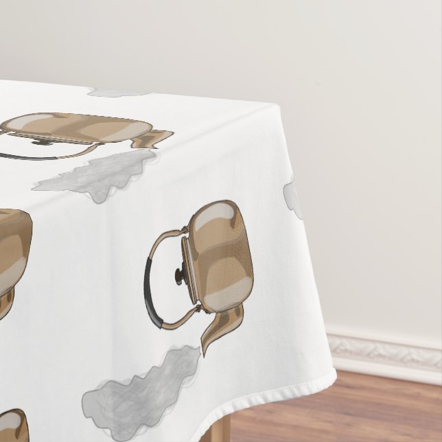 Darstellung des Cartoon in Stovetop oder hob kette Tischdecke (Beispiel)