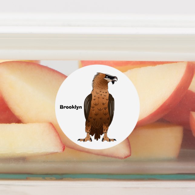 Darstellung des Cartoon mit Bartgeist Etiketten (Befestigt)