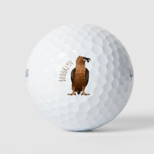 Darstellung des Cartoon mit Bartgeist Golfball