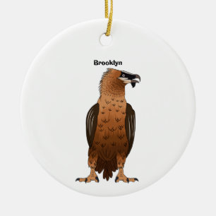 Darstellung des Cartoon mit Bartgeist Keramik Ornament