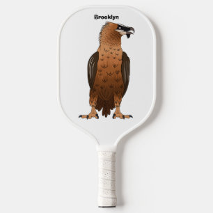 Darstellung des Cartoon mit Bartgeist Pickleball Schläger