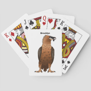 Darstellung des Cartoon mit Bartgeist Spielkarten