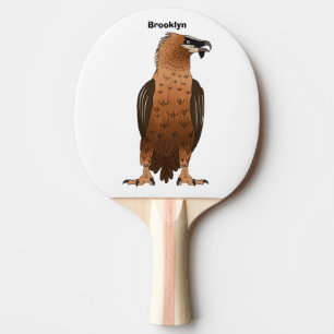 Darstellung des Cartoon mit Bartgeist Tischtennis Schläger