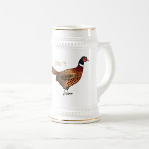 Darstellung des Cartoon mit Ringhals Bierglas