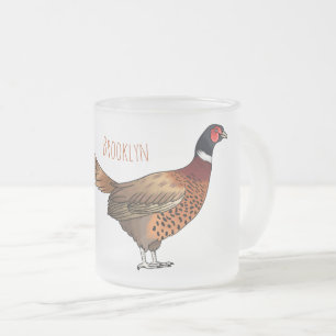 Darstellung des Cartoon mit Ringhals Mattglastasse