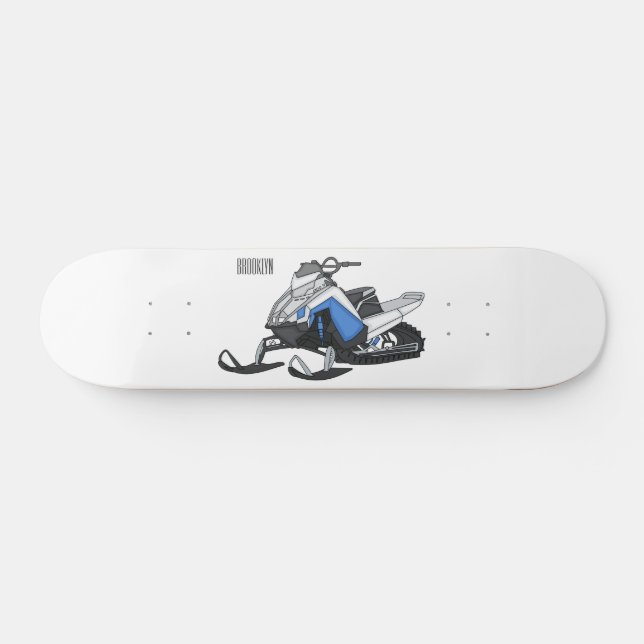 Darstellung des Cartoon Snowmobile Skateboard (Horizontal)