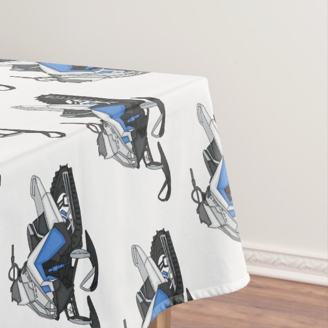 Darstellung des Cartoon Snowmobile Tischdecke (Beispiel)