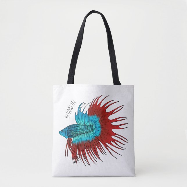Darstellung des Cartoon von Bettfischen (Vorderseite)