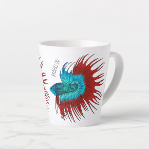 Darstellung des Cartoon von Bettfischen Milchtasse