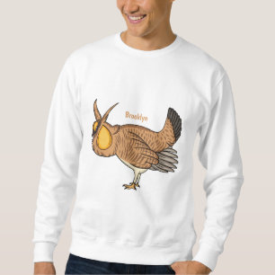 Darstellung des Cartoon von Großzügelgeflügel Sweatshirt