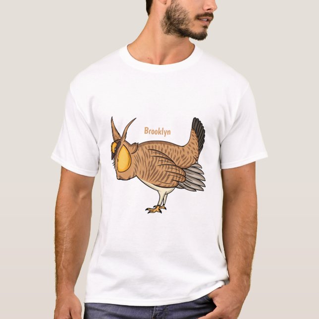 Darstellung des Cartoon von Großzügelgeflügel T-Shirt (Vorderseite)