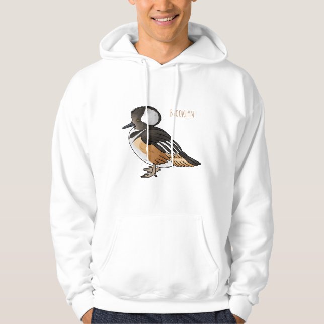 Darstellung des Cartoon von Meervögeln Hoodie (Vorderseite)