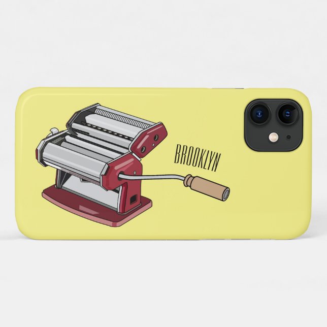 Darstellung des Cartoon von Pasta Maker Case-Mate iPhone Hülle (Rückseite (Horizontal))