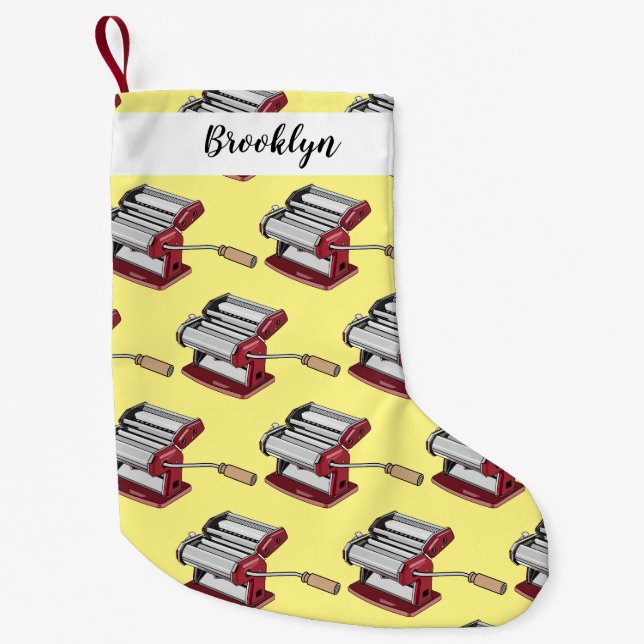 Darstellung des Cartoon von Pasta Maker Kleiner Weihnachtsstrumpf (Vorderseite)