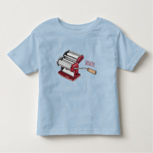 Darstellung des Cartoon von Pasta Maker Kleinkind T-shirt