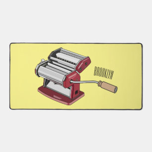 Darstellung des Cartoon von Pasta Maker Schreibtischunterlage