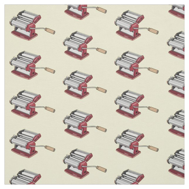 Darstellung des Cartoon von Pasta Maker Stoff (Muster)