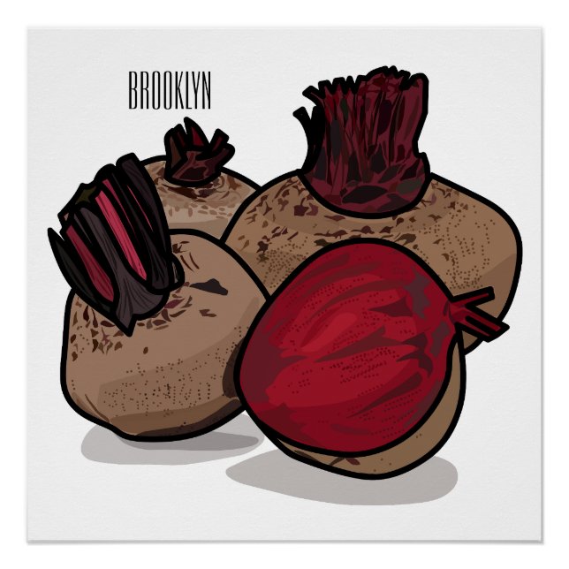 Darstellung des Cartoon von Rüben Poster (Vorderseite)