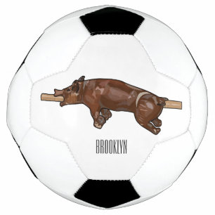 Darstellung des Cartoon von Schweinegrost/Schweine Fußball