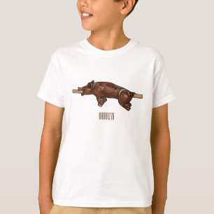 Darstellung des Cartoon von Schweinegrost/Schweine T-Shirt