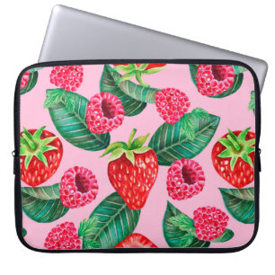 Darstellung des handgezeichneten Wasserfarbenmuste Laptopschutzhülle