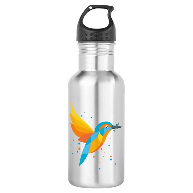 Darstellung des Kingfisher Edelstahlflasche (Vorderseite)