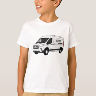 Darstellung des Lieferwagens Cartoon T-Shirt