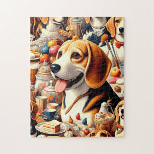 Darstellung des Niedlichen Beagle Puzzle