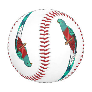 Darstellung des Quetzal-Cartoon Baseball