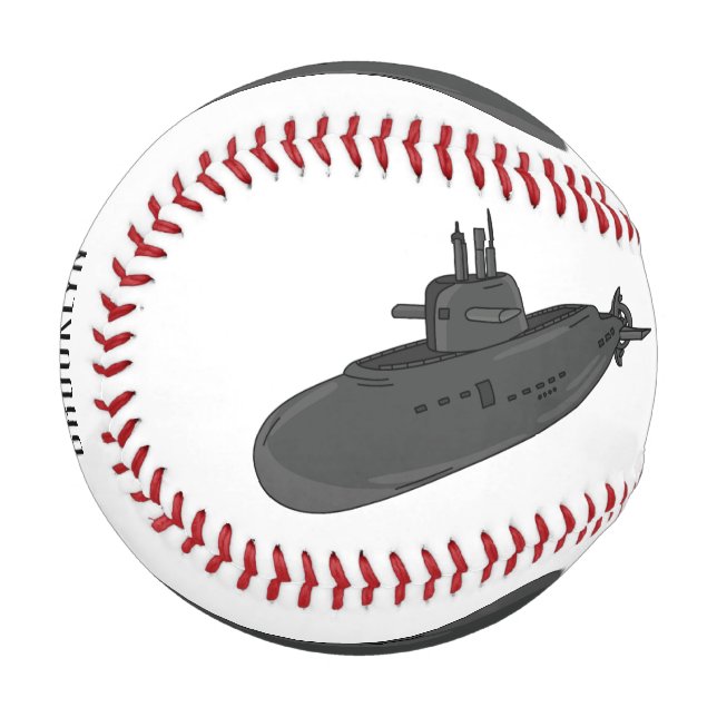Darstellung des unterseeischen Cartoon Baseball (Vorderseite Links)