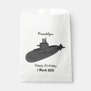 Darstellung des unterseeischen Cartoon Geschenktütchen