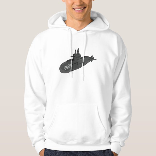 Darstellung des unterseeischen Cartoon Hoodie (Vorderseite)