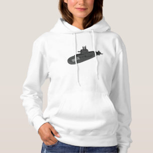 Darstellung des unterseeischen Cartoon Hoodie