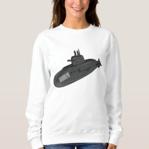 Darstellung des unterseeischen Cartoon Sweatshirt