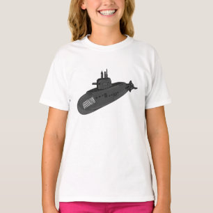 Darstellung des unterseeischen Cartoon T-Shirt